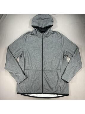 Zella Lightweight Performance Zip-Up Hoodie Gray Athletic Mens Large